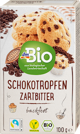 Bio kapljice iz temne čokolade dmBio