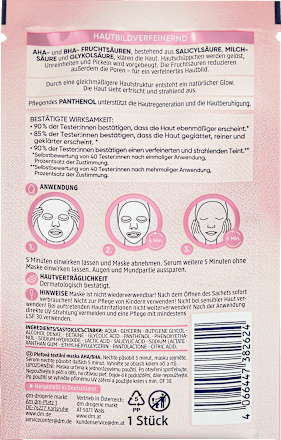 Tuchmaske AHA & BHA Balea