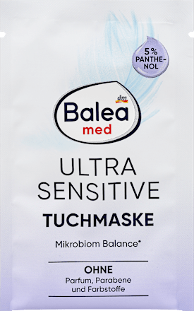 Textilná pleťová maska Ultra Sensitive Balea med