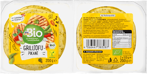 Grilltofu pikant dmBio