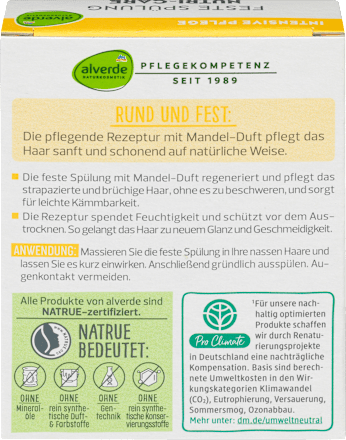 Pro Climate Feste Spülung Nutri-Care alverde NATURKOSMETIK