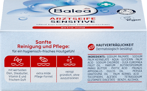 Seifenstück, Arztseife sensitive Balea