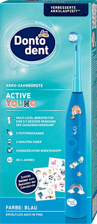 Elektrická zubná kefka Active Young, modrá Dontodent