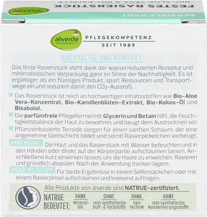 Săpun solid de ras alverde NATURKOSMETIK