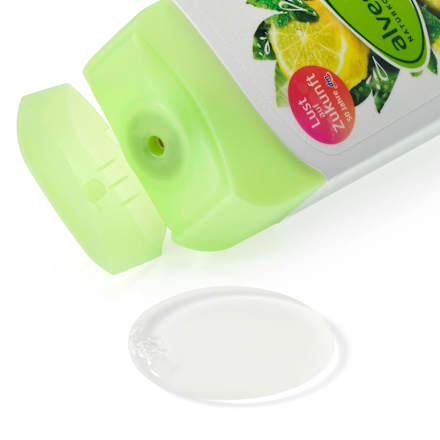 Duschgel Zeit für Glück Bio-Minze Bio-Bergamotte alverde NATURKOSMETIK