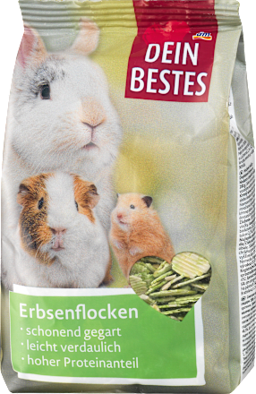 Hrachové vločky pre hlodavce a králiky Dein Bestes
