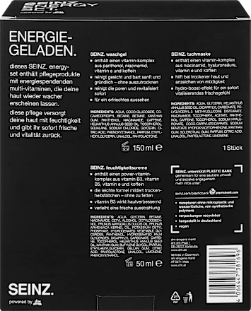 Geschenkset Energy 3tlg SEINZ.