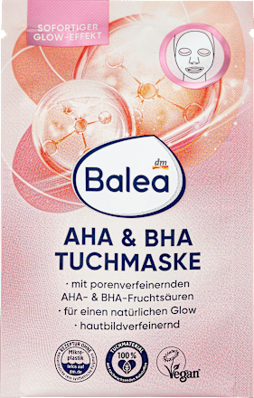 pleťová maska AHA & BHA Balea
