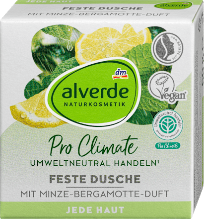 Gel de duș mentă bergamotă alverde NATURKOSMETIK