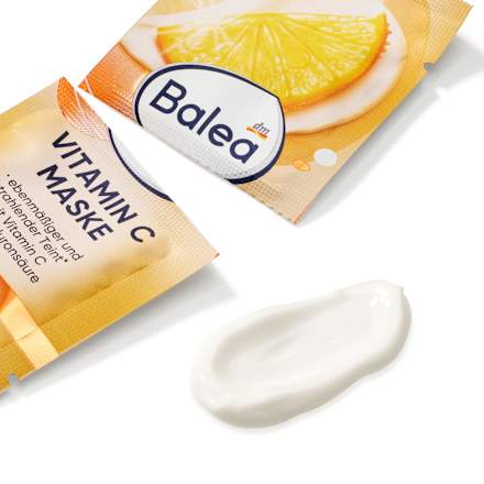 Mască de față cu vitamina C și acid hialuronic Balea