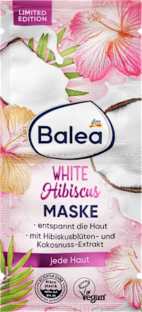 Gesichtsmaske White Hibiskus Balea