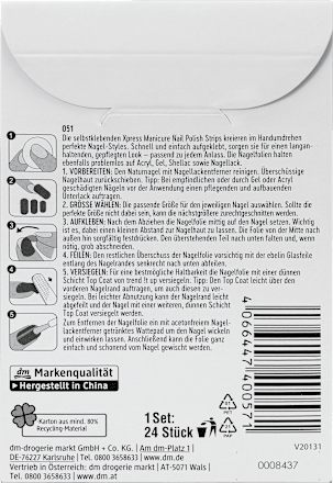 Nagelfolien Midnight Marbel 051 trend !t up