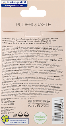 Welurowa gąbeczka do pudru ebelin