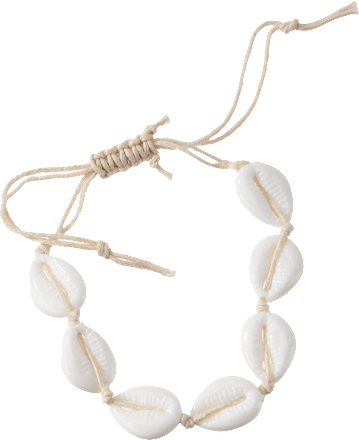 Fußketten Muscheln Gold-Optik ebelin