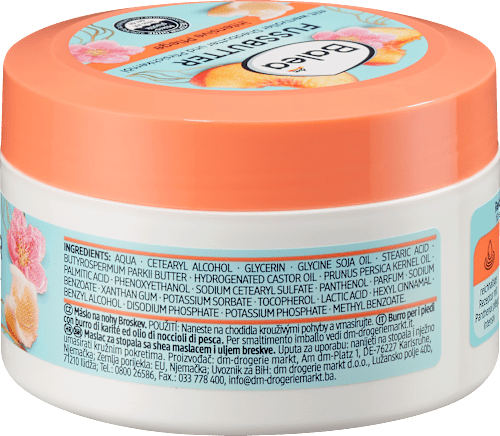 Puter za stopala - breskva Balea