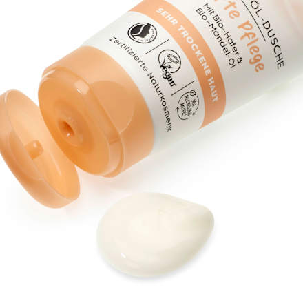 Kremno-oljni gel za prhanje z bio ovsom in bio mandljevim oljem Softe Pflege alverde NATURKOSMETIK