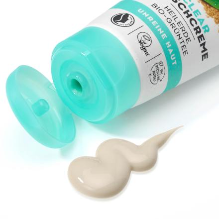 Clear krema za umivanje - glina i zeleni čaj alverde NATURKOSMETIK