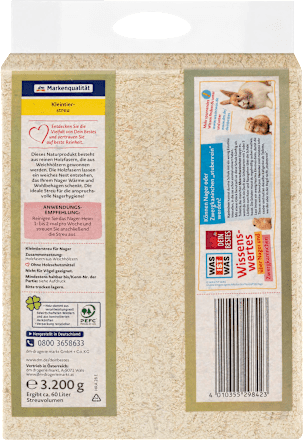 Podściółka dla gryzoni i królików miniaturowych Dein Bestes