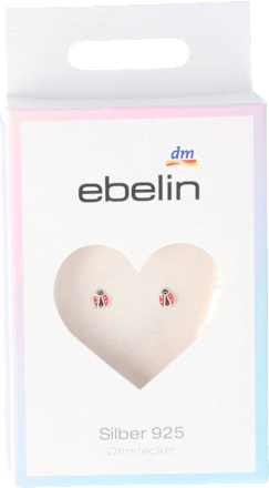 Ohrstecker Silber 925 mit Marienkäfer (1 Paar) ebelin