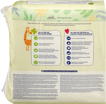 Pieluchy nature rozm. 6, XXL, 15-20 kg babylove nature