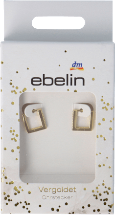 Orecchini quadrati dorati ebelin