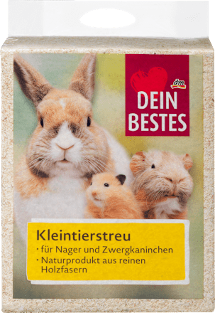 Podściółka dla gryzoni i królików miniaturowych Dein Bestes