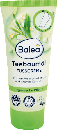 Ošetrujúci krém na chodidlá Teebaumöl Balea