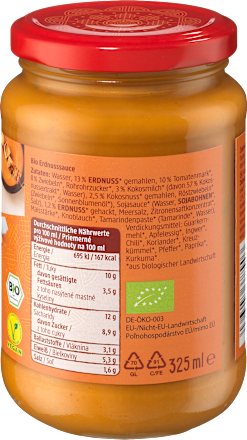 Arašidová saté omáčka dmBio