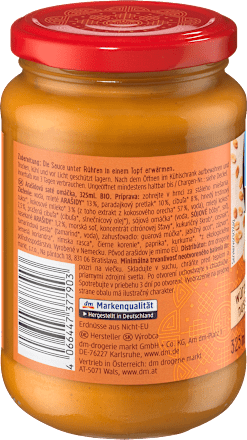 Arašidová saté omáčka dmBio