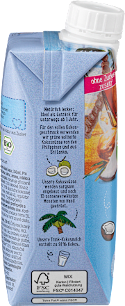 Bio natúr kókuszital gyerekeknek, 1 éves kortól dmBio