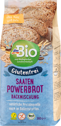 Glutenfreie Saaten Powerbrot Backmischung dmBio