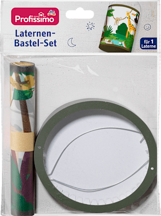 Laternen-Bastelset Dschungel 4-teilig Profissimo