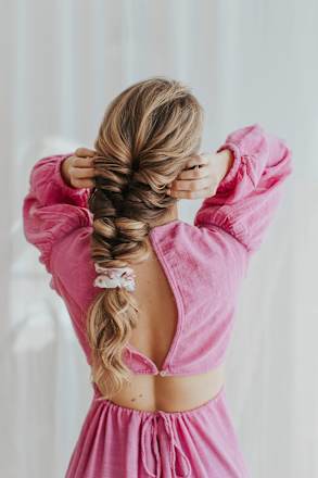 Scrunchies Langhaarmädchen