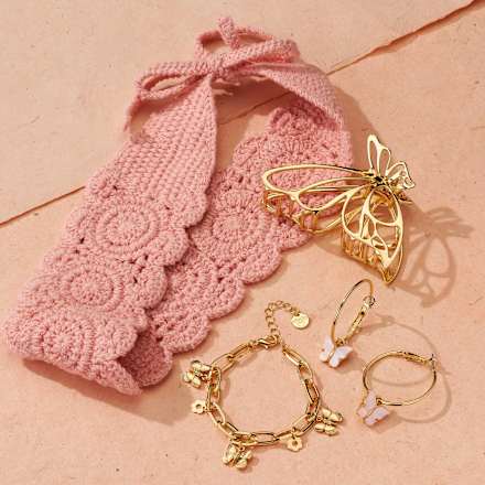 Armband Schmetterling Gold-Optik ebelin