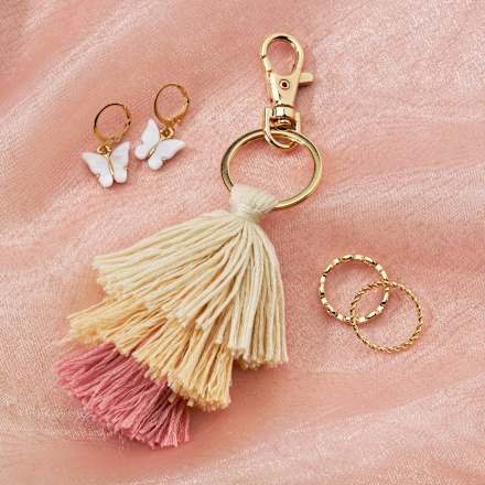 Schlüsselanhänger Quaste ebelin