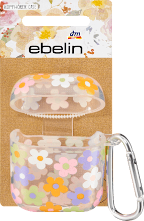 Kopfhörer-Case mit Blumenprint ebelin