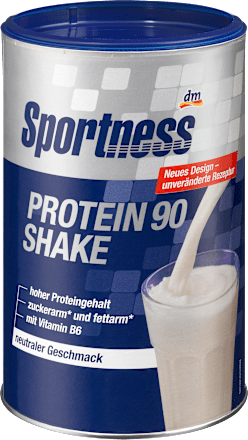 Shake proteinowy instant 90, o smaku neutralnym Sportness