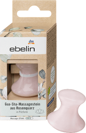 Gua-Sha-Massagestein Rosenquarz ebelin