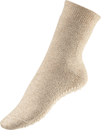 ABS-Socken mit Wolle beige Gr. 39-42 Fascino