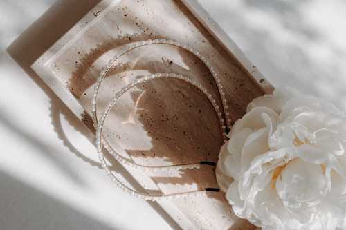 Haarreif mit Perlen ebelin