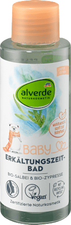 Detská pena do kúpeľa Erkältungszeit alverde BABY