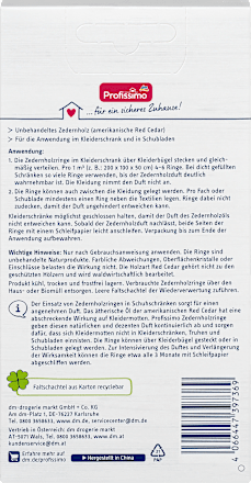 Zedernholzringe Profissimo