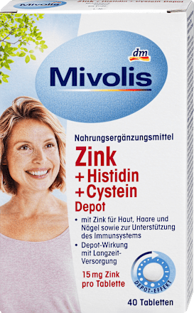 Zinc+Histidină+Cisteină Depot tablete Mivolis