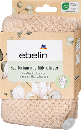 Haarturban Mikrofaser ebelin