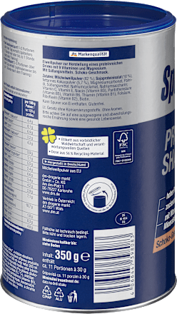 Shake proteinowy instant 90, o smaku czekoladowym Sportness