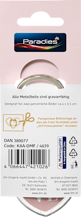 Schlüsselanhänger Acryl Herz Love Paradies