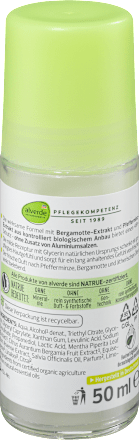 Deo roll-on FRESH z bio meto in bio bergamotko alverde NATURKOSMETIK