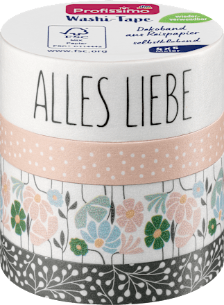 Washi-Tape "Floral" Profissimo