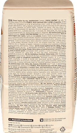 Dinkelmehl, Type 630 dmBio