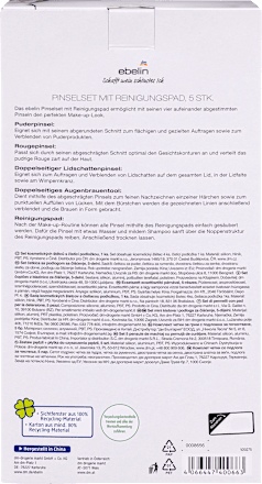 ebelin Geschenkset Pinselset 5tlg ebelin